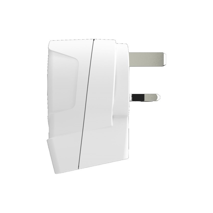 Adapter Inglismaa jaoks 230V + 2x USB port
