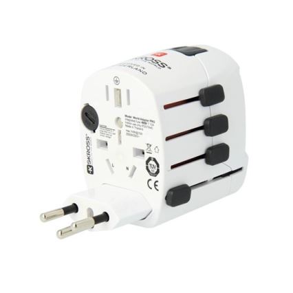 Universaalne adapter kogu maailmale 230V + USB port