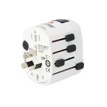 Universaalne adapter kogu maailmale 230V + USB port