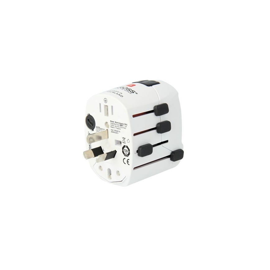 Universaalne adapter kogu maailmale 230V + USB port