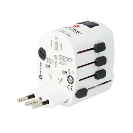 Universaalne adapter kogu maailmale 230V + USB port