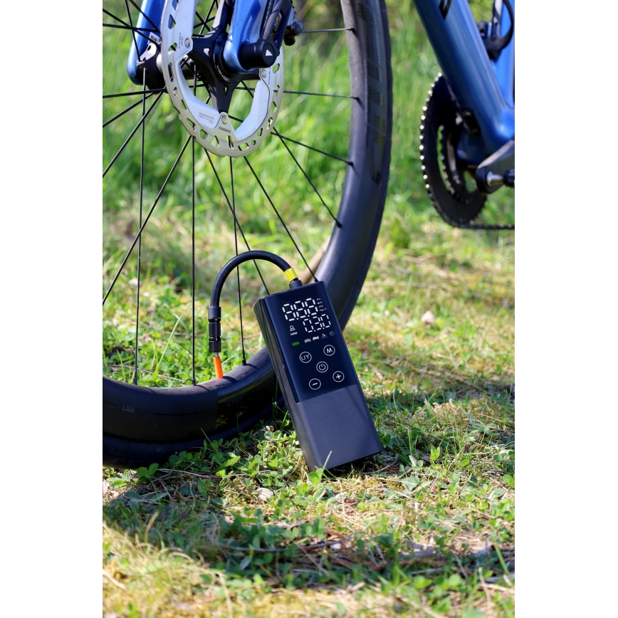 Digitaalne taskukompressor 2000 mAh 5V must