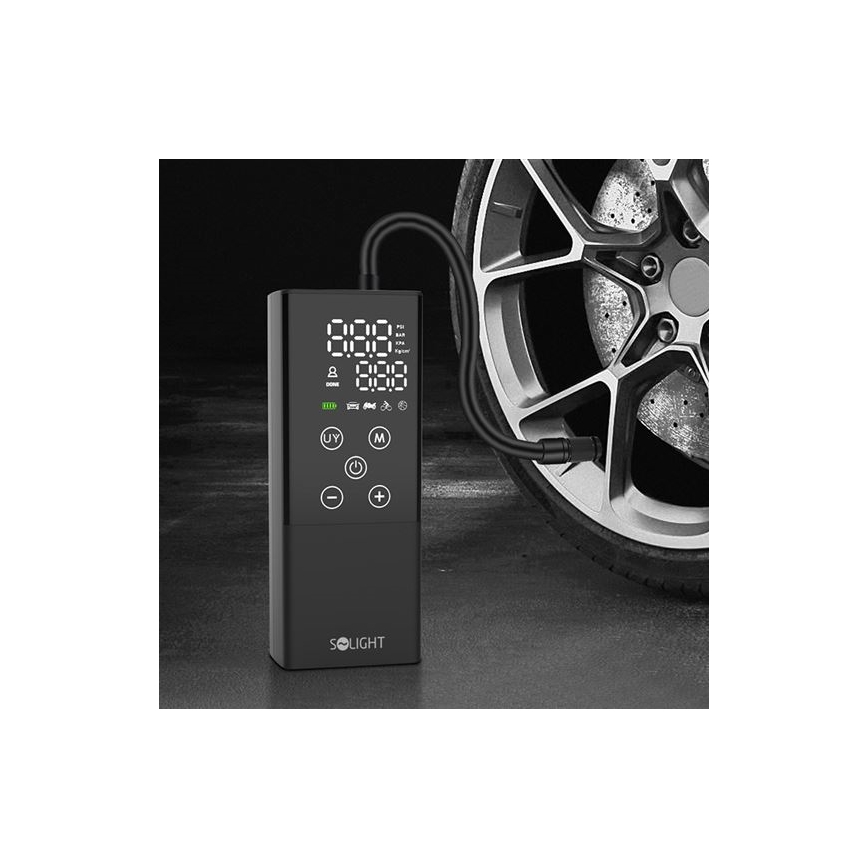 Digitaalne taskukompressor 2000 mAh 5V must