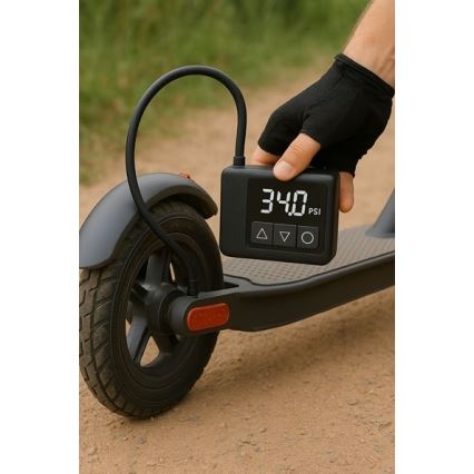 Digitaalne taskukompressor 500 mAh 5 V must