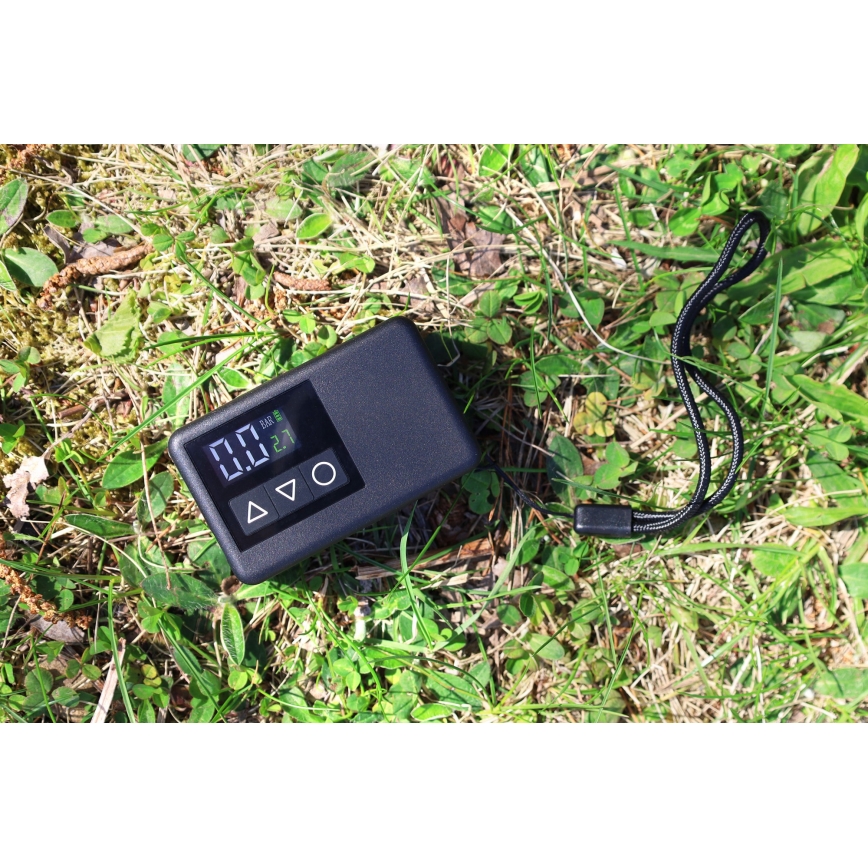 Digitaalne taskukompressor 500 mAh 5 V must