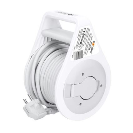 Rulliga pikendusjuhe 3-pesaline 10 m