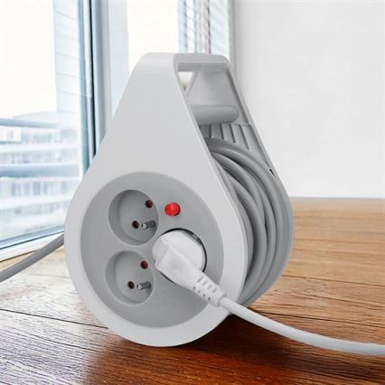 3-pesaline rulliga pikendusjuhe 10 m