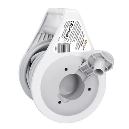 Pikendusjuhe rullil 2 pistikupesa + USB A+C 10 m