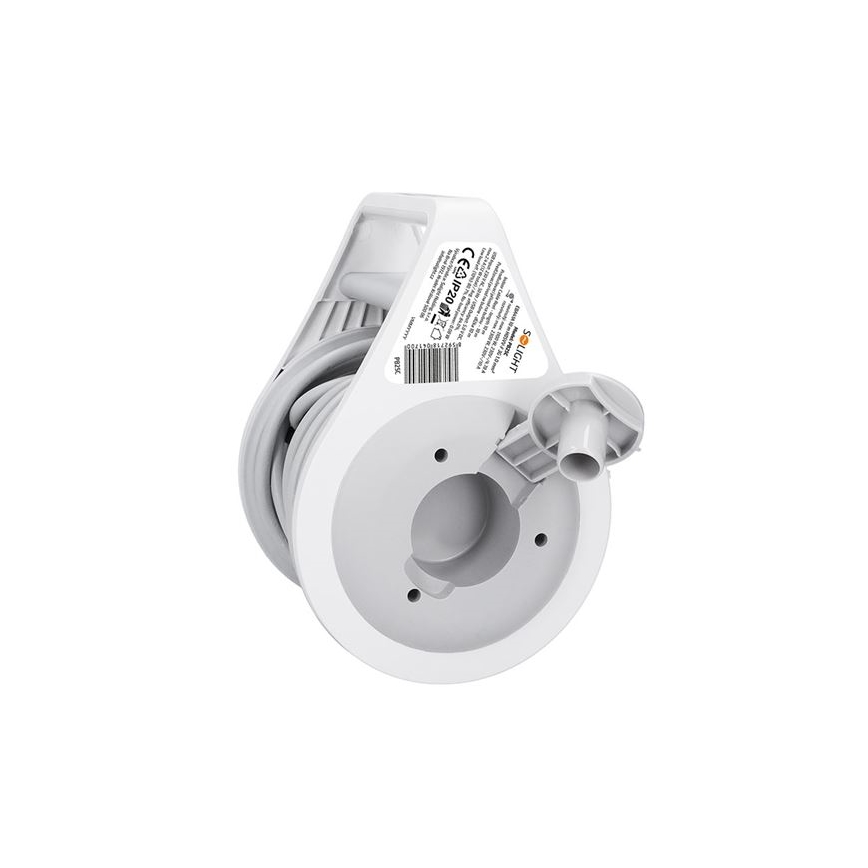 Pikendusjuhe rullil 2 pistikupesa + USB A+C 10 m
