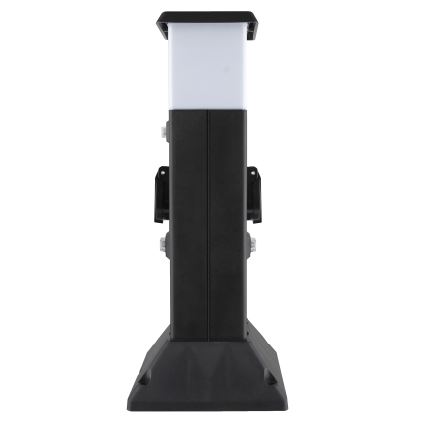 Välivalgusti 2 pistikupesaga 1xE14/15W/230V IP44 must