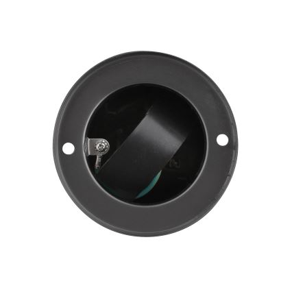 Väli pistikupesadega torn 2Z 230V IP44 must kandiline