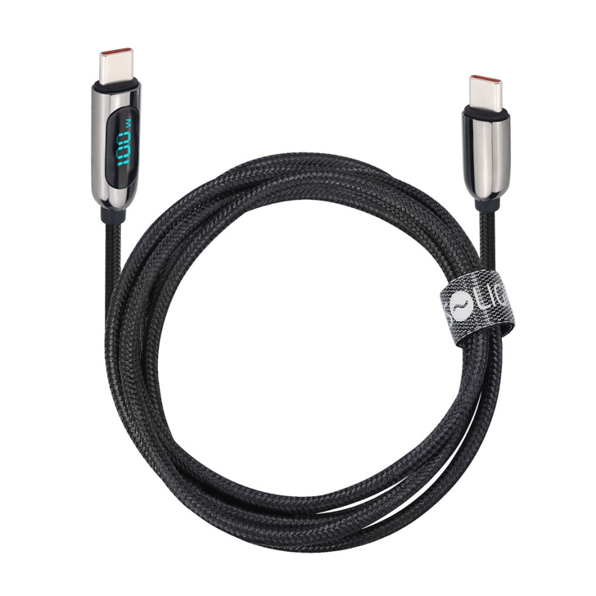 USB-C kaabel koos ekraaniga 100W 1m