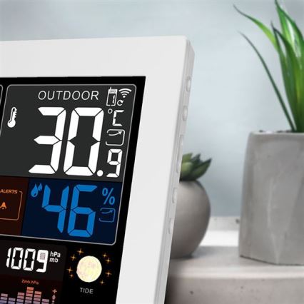 Värvilise LCD-ekraaniga ilmajaam 5V/2xAA + 2xAA