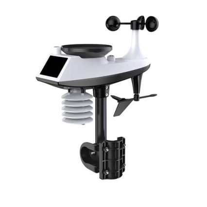 Professionaalne ilmajaam LCD-ekraaniga, Wi-Fi-ühendusega, 5V/2xAA + 3xAAA