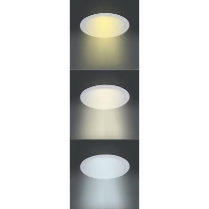 LED-paneel LED/18W/230V 3000/4000/6000K läbimõõt 22,5 cm valge