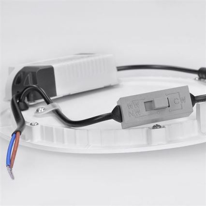 LED-paneel LED/18W/230V 3000/4000/6000K läbimõõt 22,5 cm valge