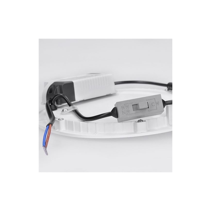 LED-paneel LED/18W/230V 3000/4000/6000K läbimõõt 22,5 cm valge