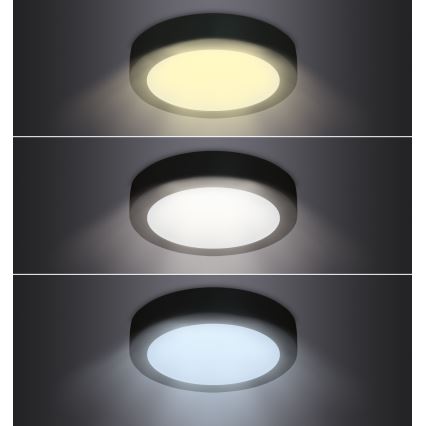 LED Laevalgusti LED/18W/230V 3000/4000/6000K must ümmargune
