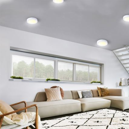 LED laevalgusti LED/18W/230V 3000/4000/6000K läbimõõt 22,5 cm valge