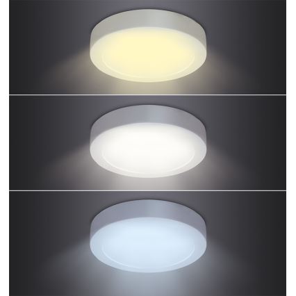 LED laevalgusti LED/18W/230V 3000/4000/6000K läbimõõt 22,5 cm valge