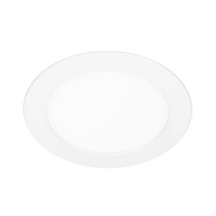 LED pinnapealne/lagi sisse paigaldatav 2‑ühes paneel, 12 W, 230 V, 3000/4000/6000 K, Ø17 cm, IP54, valge