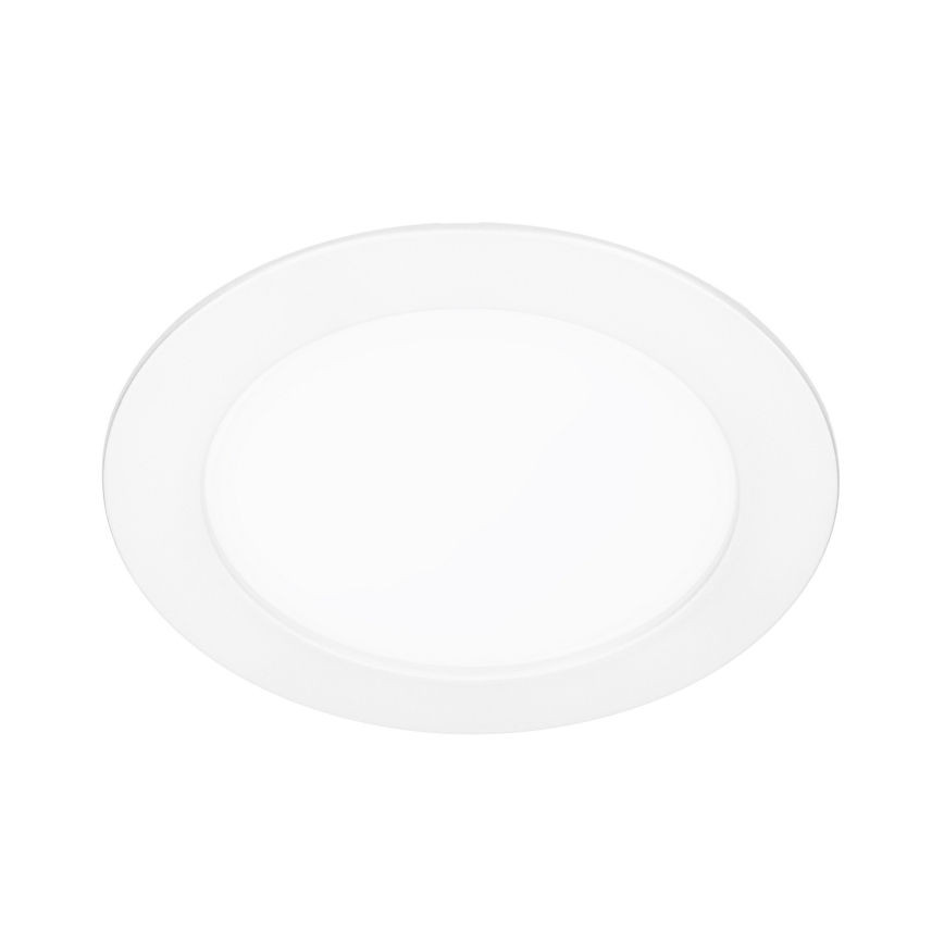 LED pinnapealne/lagi sisse paigaldatav 2‑ühes paneel, 12 W, 230 V, 3000/4000/6000 K, Ø17 cm, IP54, valge