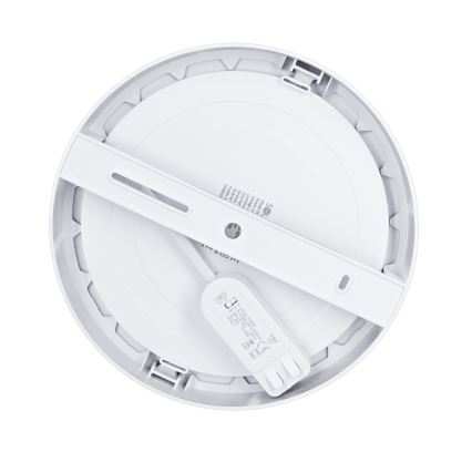 LED pinnapealne/sisseehitatav paneel 2-ühes 18W/230V 3000/4000/6000K Ø 22,5 cm IP54 hõbedane