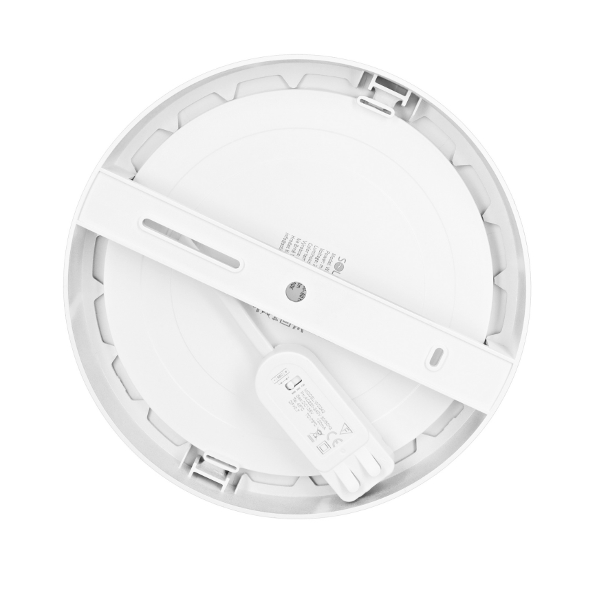 LED pinnapealne/süvistatav laepaneel 2-ühes 18W/230V 3000/4000/6000K läbimõõt 22,5 cm IP54 valge