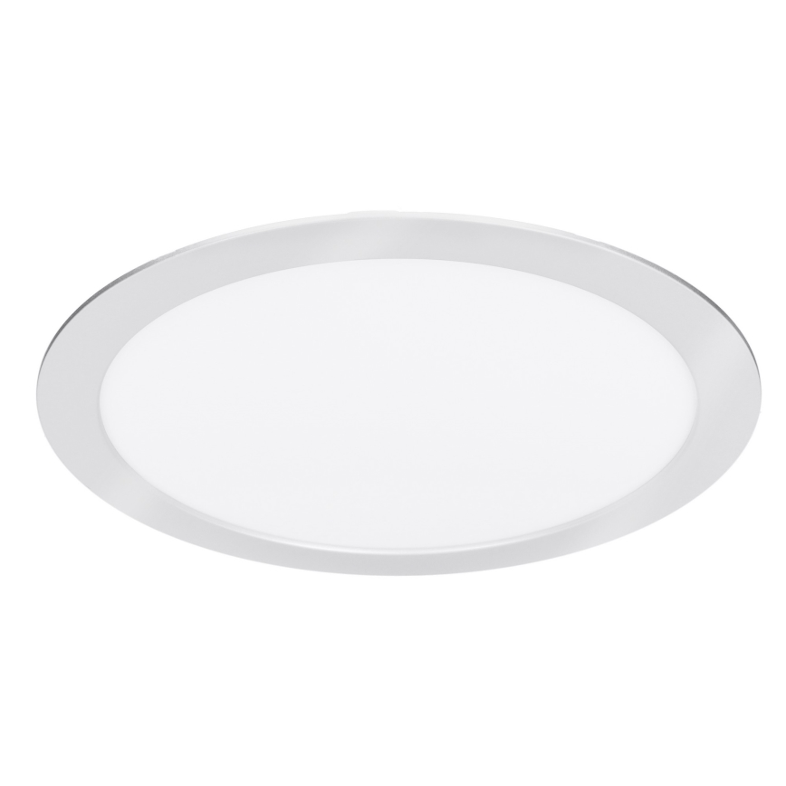 LED pind- ja süvistatav 2-ühes paneel 24W/230V 3000/4000/6000K Ø 30 cm IP54 hõbedane