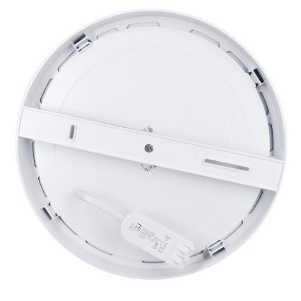 LED pind- ja süvistatav 2-ühes paneel 24W/230V 3000/4000/6000K Ø 30 cm IP54 hõbedane