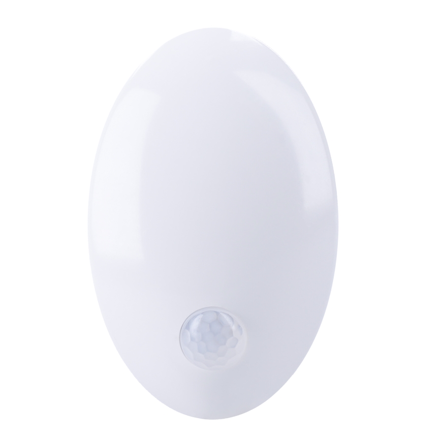 LED Navigatsioonivalgusti pistikupessa anduriga LED/0,7W/230V 3000K