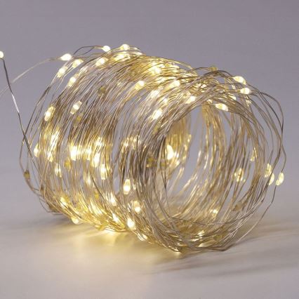 LED-päikesetoitega dekoratiivne valguskett 3,7 V 800 mAh 22 m