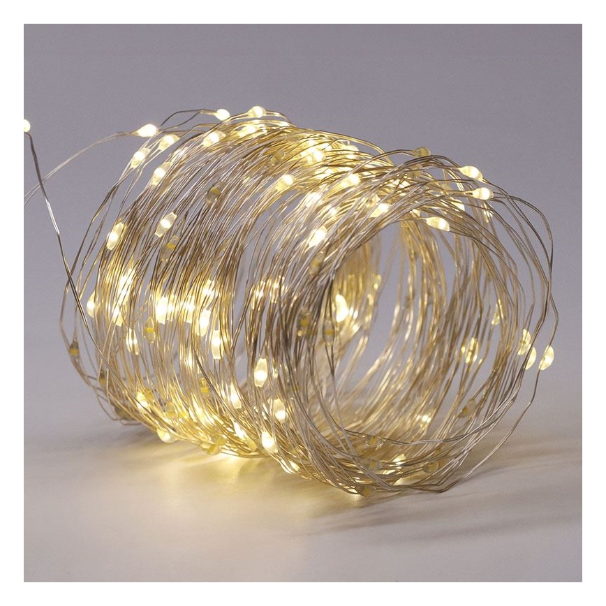 LED-päikesetoitega dekoratiivne valguskett 3,7 V 800 mAh 22 m