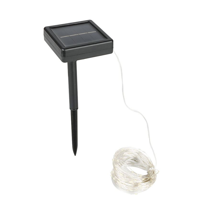 LED-päikesetoitega dekoratiivne valguskett 3,7 V 800 mAh 22 m