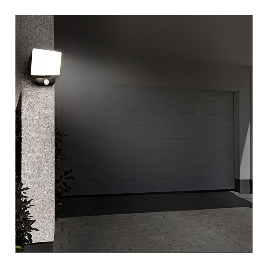 LED Väliprožektor anduriga LED/20W/230V 4000K IP44