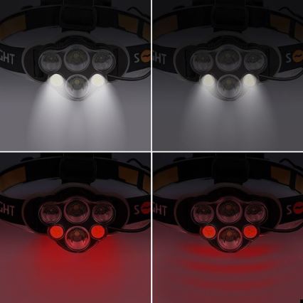 LED Laetav pealamp LED/USB 2200mAh IP44