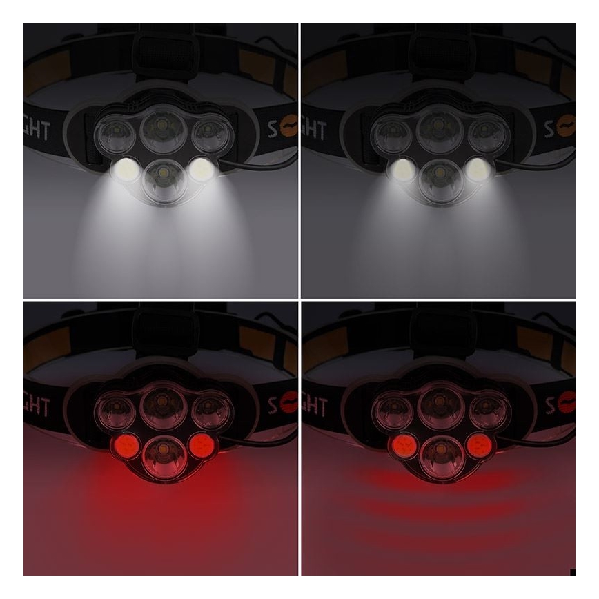 LED Laetav pealamp LED/USB 2200mAh IP44