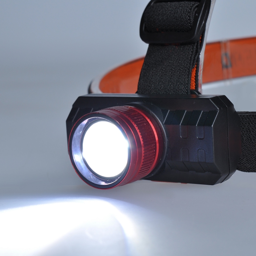 LED Laetav pealamp LED/3W/USB 1200mAh IP44