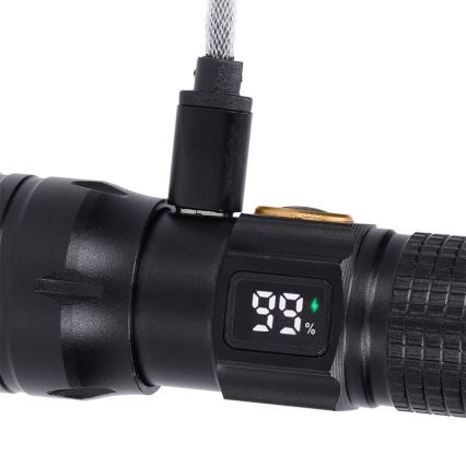 Laetav LED-taskulamp, 3,7 V, 1200 mAh