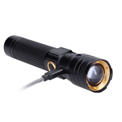 Laetav LED-taskulamp, 3,7 V, 1200 mAh