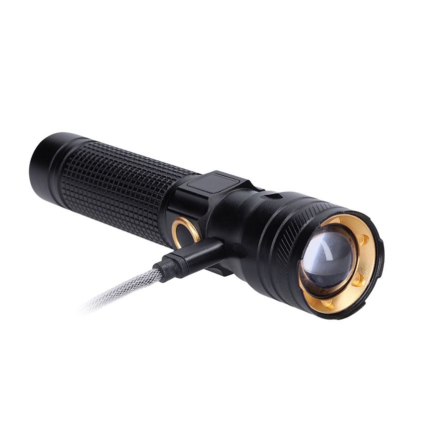 Laetav LED-taskulamp, 3,7 V, 1200 mAh