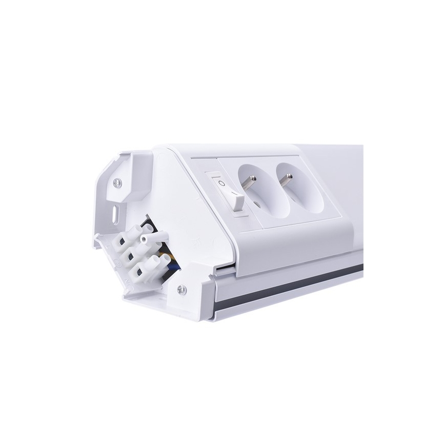 LED Köögimööbli valgusti pistikupesadega LED/10W/230V