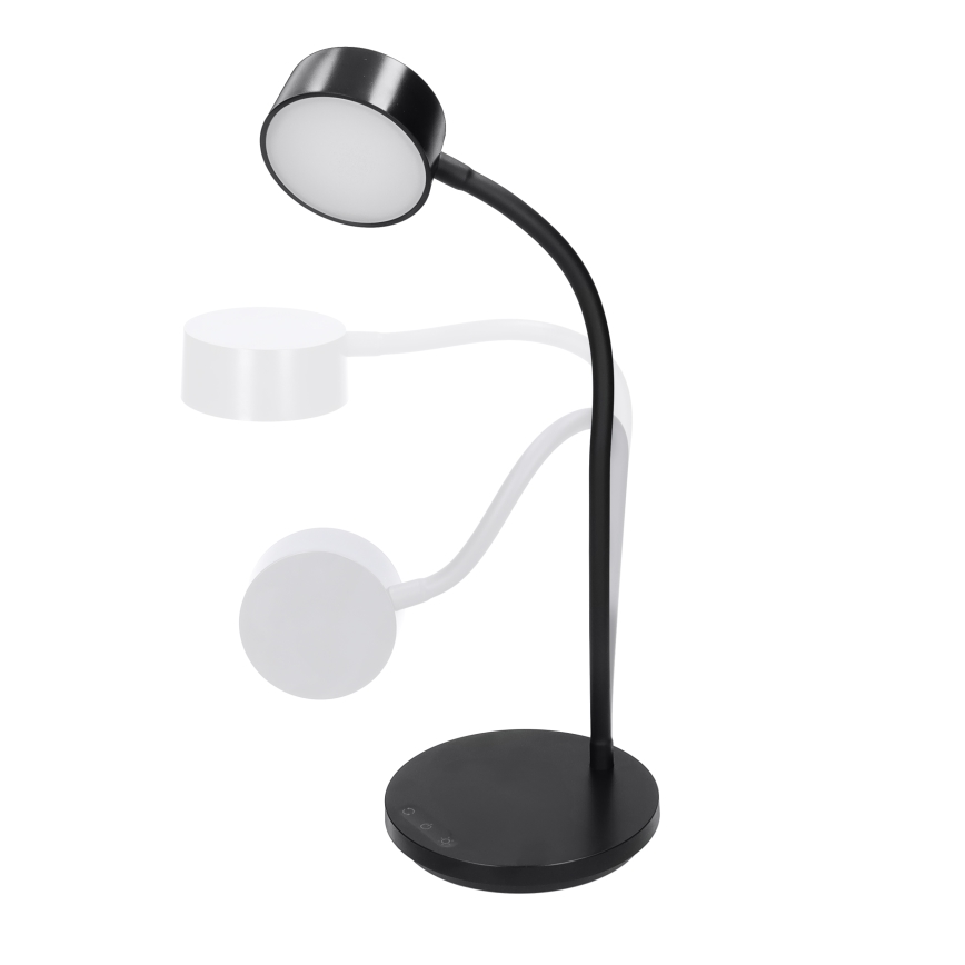 LED Hämardatav puutetundlik laualamp LED/4,5W/5V 3000/4000/6500K must