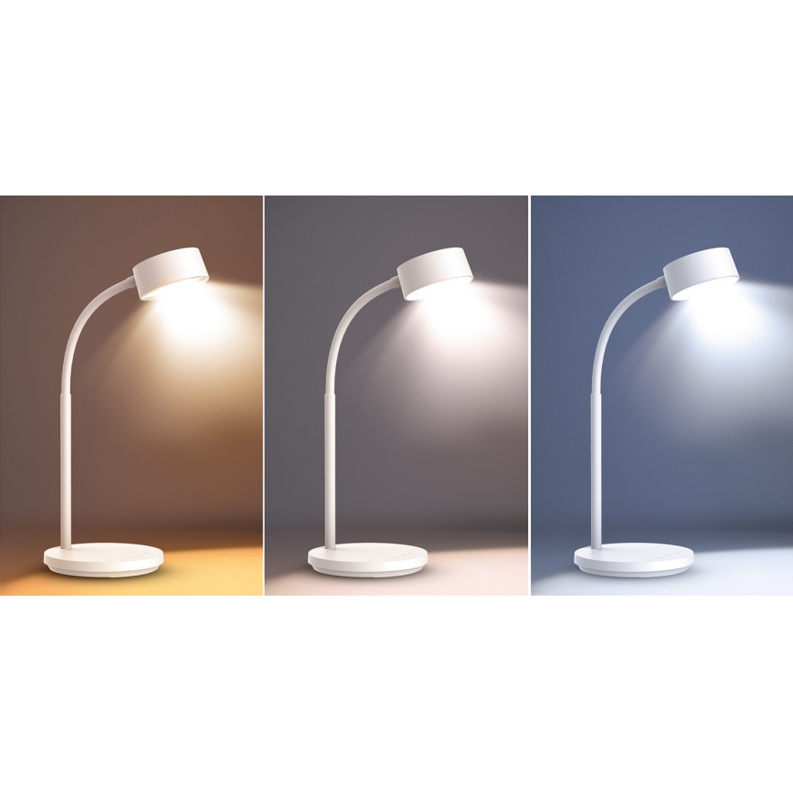 LED Hämardatav puutetundlik laualamp LED/4,5W/5V 3000/4000/6500K valge
