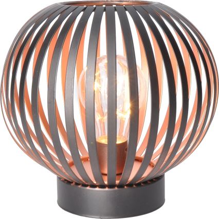 LED Dekoratiivne laualamp LED/3xAA must/vask