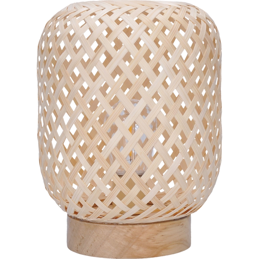 LED Dekoratiivne laualamp BOHO LED/2xAAA rotang