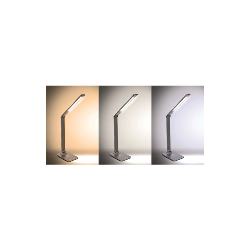Solight WO55-G - LED Hämardatav laualamp juhtmevaba laadimisega LED/10W/100-240V