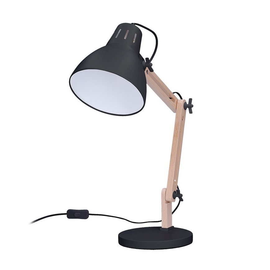 Laualamp FALUN 1xE27/25W/230V must/tamm