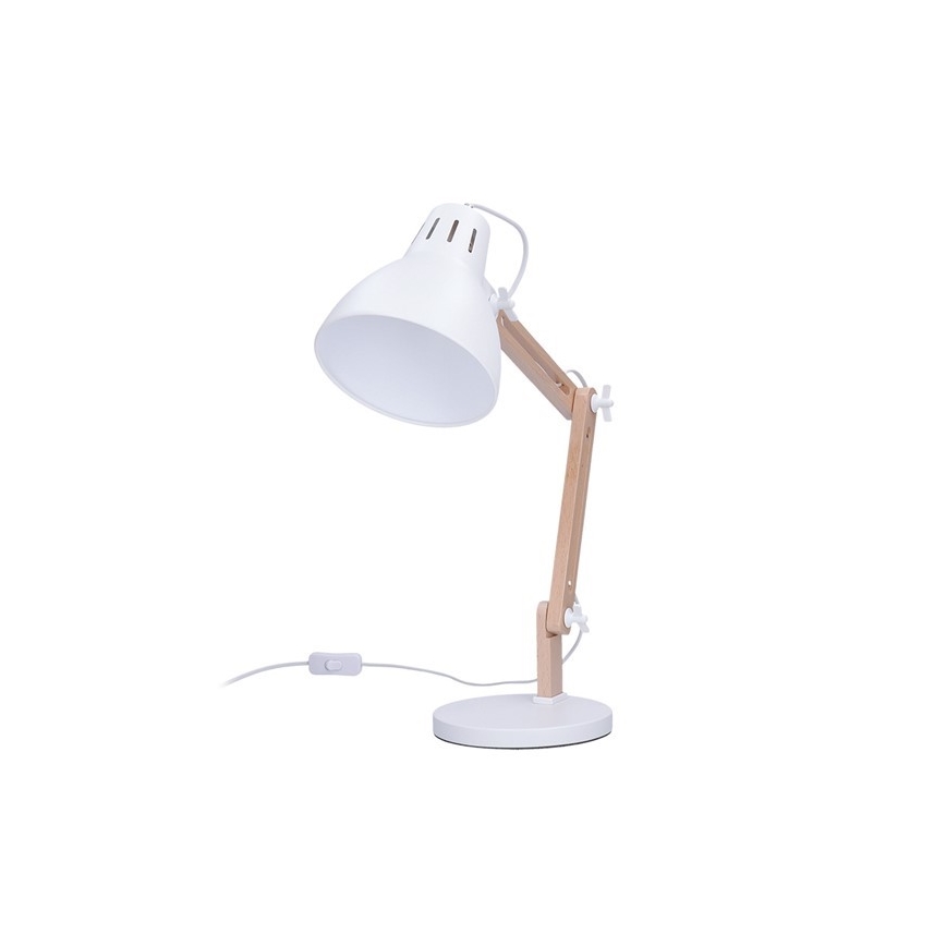 Laualamp FALUN 1xE27/25W/230V valge/tamm