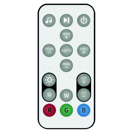 LED RGB hämardatav põrandalamp RAINBOW LED/18W/230V Wi-Fi Tuya + kaugjuhtimispult